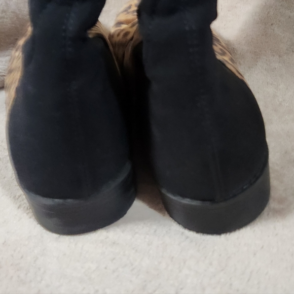 Unisa over the knee leopard print boots - Picture 8 of 10